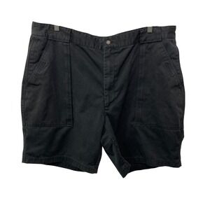 Vtg Y2K Bugle Boy Black Utility Chino Shorts Multi Pocket Size 44 Dadcore Gorp
